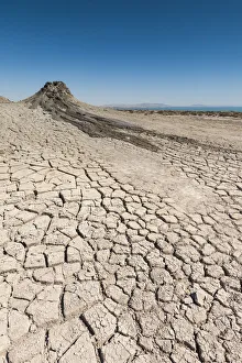 Azerbaijan, Qobustan, mud volcanoes