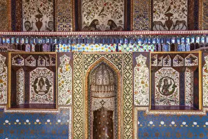 Images Dated 27th April 2018: Azerbaijan, Sheki, Winter Palace, 18th century detail