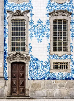 Images Dated 29th September 2017: Azulejos at Carmo Church, Porto, Portugal