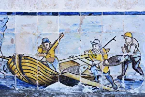 Azulejos (ceramic tiles), 17th century, of the Palacio dos Marqueses de Fronteira