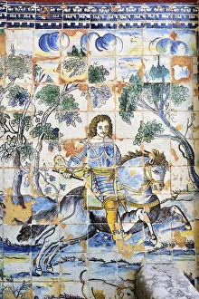 Azulejos (ceramic tiles), 17th century, of the Palacio dos Marqueses de Fronteira