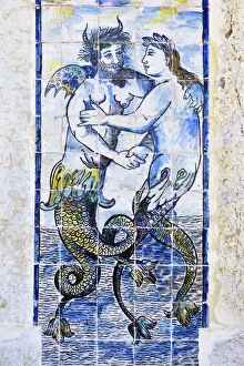 Azulejos (ceramic tiles), 17th century, of the Palacio dos Marqueses de Fronteira