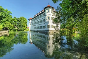 Images Dated 23rd May 2023: Bad Rappenau water castle, Neckartal Valley, Wurttemberg Wine Route, Baden-Wurttemberg; Germany