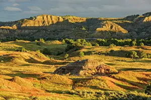North Dakota Prints: Badlands from Buck Hill, Theodore Roosevelt NP (South Unit), North Dakota, USA