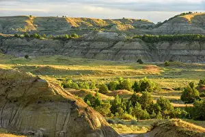 Majestic Prints: Badlands from Buck Hill, Theodore Roosevelt NP (South Unit), North Dakota, USA