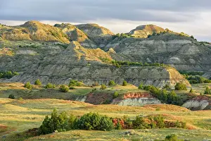 North Dakota Prints: Badlands from Buck Hill, Theodore Roosevelt NP (South Unit), North Dakota, USA