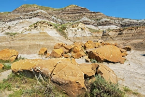 Artist Prints: Badlands, East Coulee, Alberta, Canada