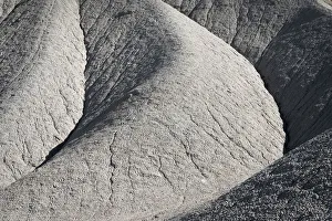 Textured Prints: Detail of badlands hill formation, Caineville, Wayne County, Utah, Western United States
