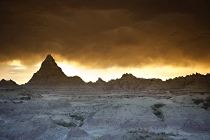 Images Dated 18th September 2008: Badlands National Park, South Dakota, USA