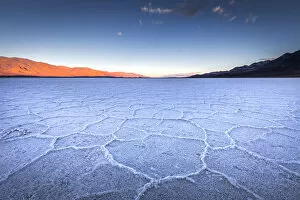 Nevada Collection: Badwater basin, the lowest point on USA, Death Valley National Park, California, USA