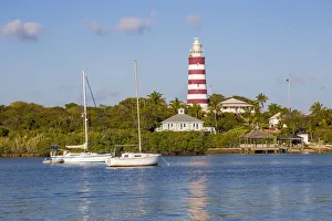 Bahamas, Abaco Islands, Elbow Cay, Hope Town, Elbow Reef Lighthouse - The last kerosene