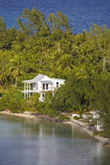 Bahamas, Abaco Islands, Elbow Cay, Hope Town, View of house