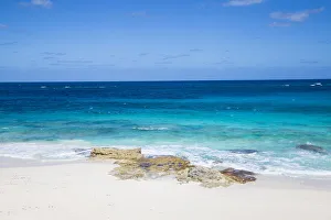 Bahamas, Abaco Islands, Great Guana Cay, Beach at Nippers bar