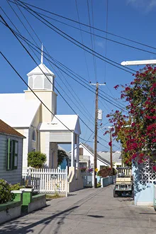 Bahamas, Abaco Islands, Green Turtle Cay, New Plymouth, New Plymouth street