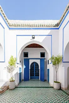 Marrakech Prints: Bahia Palace, Marrakech, Morocco