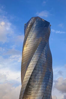 Al Manama Gallery: Bahrain, Manama, Bahrain Bay, United Tower also called The twisting tower