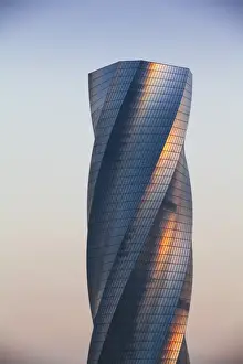 Bahrain, Manama, Bahrain Bay, United Tower also called The twisting tower
