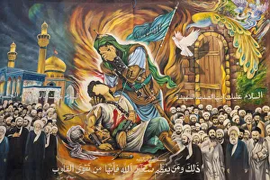 Al Manama Gallery: Bahrain, Manama, Bahrain souq, Ashura decorations