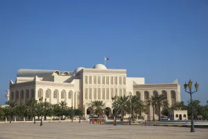 Grand Mosque Prints: Bahrain, Manama, Libary at Al Fateh Mosque - The Grand Mosque