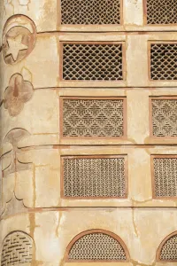 Arabian Gulf Prints: Bahrain, Manama, Muharraq, Beit Seyadi traditional house decorated with emblems of stars