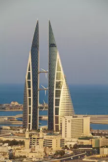 Images Dated 5th August 2015: Bahrain, Manama, View of Bahrain World Trade Center