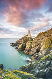 Baily lighthouse, Howth, County Dublin, Ireland, Europe