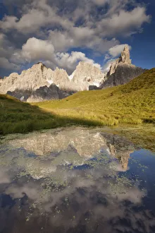 Pala Group Prints: Baita Segantini, Pale of San Martino, Trento province, Dolomites, Trentino Alto Adige