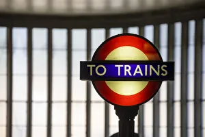 Underground Prints: Baker Street tube station, London, England, UK
