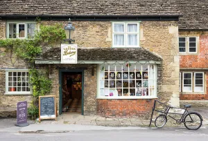 Shop Prints: Bakery in Lacock, a quintessential English village dated from the 13th century