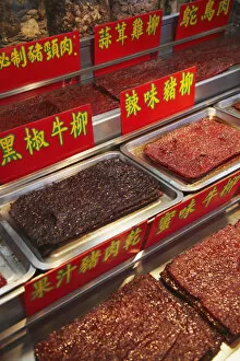 Images Dated 30th January 2012: Bakkwa (salty-sweet dried pork), Macau, China