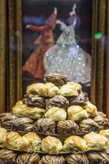 Images Dated 15th November 2019: Baklava (traditional Turkish pastries), Istanbul, Turkey