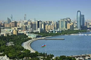 Images Dated 30th July 2018: Baku and the Caspian Sea. Azerbaijan