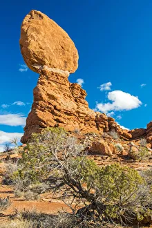 Low Angle Prints: Balanced Rock, Arches National Park, Utah, USA