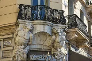 Balcony detail, Cannes, Alpes-Maritimes, Provence-Alpes-Cote D Azur, French Riviera