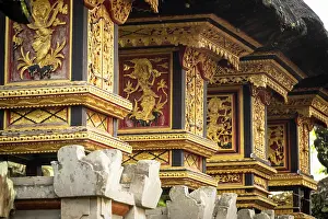 Ubud Prints: Balinese Hindu temple in Ubud, Bali, Indonesia