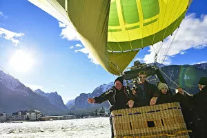 Images Dated 4th February 2015: Balloon Festival Dobbiaco, Sexten Dolomites, South Tyrol, Italy, Europe