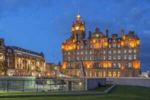 Images Dated 2nd July 2021: The Balmoral Hotel, Edinburgh, Scotland, Great Britain, United Kingdom
