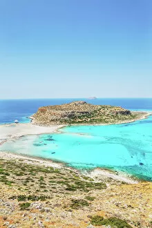 Images Dated 1st September 2022: Balos bay, Gramvousa Peninsula, Chania, Crete, Greece