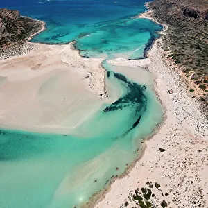 Balos Beach and Bay, Peninsula of Gramvousa, Chania, Crete, Greece