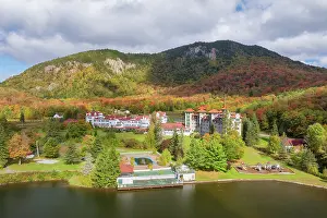 Dixville Notch Prints: The Balsams Resort in autumn, Dixville Notch, New Hampshire, USA
