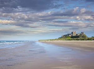 Bamburgh Castle, Northumberland, England, UK
