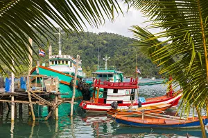 Koh Kut Prints: Ban Ao Yai floating fishing village, Ko Kut, nr. Ko Chang, Thailand