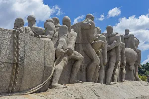 Bandeiras monument, 1953, Victor Brecheret, Sao Paulo, Brazil