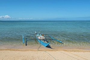 Bangka Prints: Bangka boats, Gigantes Islands, Iloilo Province, Western Visayas, Philippines