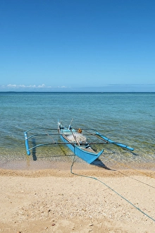 Bangka Prints: Bangka boats, Gigantes Islands, Iloilo Province, Western Visayas, Philippines