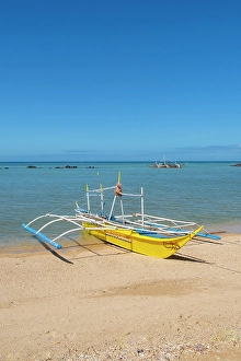 Bangka Prints: Bangka boats, Gigantes Islands, Iloilo Province, Western Visayas, Philippines