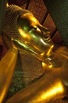 Bangkok, Thailand. The reclining Buddha in Wat Pho