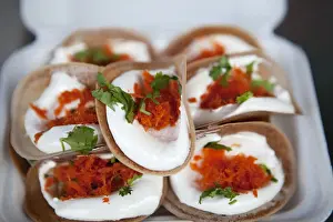 Bangkok, Thailand. Street food for sale from a vendor in Bangkok