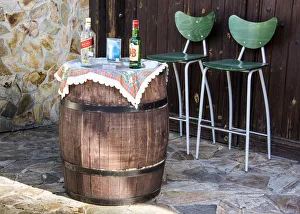 Ski Resorts Prints: A bar in a ski resort of Bansko, Bulgaria