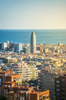 Agbar Tower Prints: Barcelona, Catalonia, Spain, Southern Europe